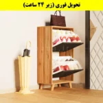 جاکفشی داشبوردی دو درب طرح ایکیا – طول 50 (تحویل فوری) نوک مدادی گردویی