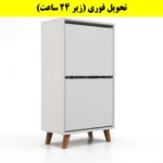 جاکفشی داشبوردی دو درب طرح ایکیا – طول 50 (تحویل فوری) سفید