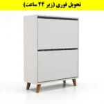 جاکفشی داشبوردی دو درب طرح ایکیا – طول 70 (تحویل فوری) سفید