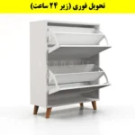 جاکفشی داشبوردی دو درب طرح ایکیا – طول 70 (تحویل فوری) سفید