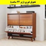جاکفشی داشبوردی چهار درب طرح ایکیا – طول 100 (تحویل فوری) فندوقی