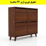 جاکفشی داشبوردی چهار درب طرح ایکیا – طول 100 (تحویل فوری) فندوقی