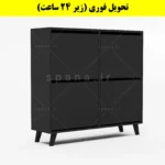 جاکفشی داشبوردی چهار درب طرح ایکیا – طول 100 (تحویل فوری) نوک مدادی