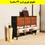 جاکفشی داشبوردی شش درب طرح ایکیا – طول 150 (تحویل فوری) فندوقی نوک مدادی