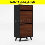 جاکفشی داشبوردی دو درب کشودار طرح ایکیا – طول 50 (تحویل فوری) فندوقی نوک مدادی