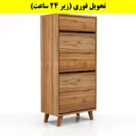 جاکفشی داشبوردی دو درب کشودار طرح ایکیا – طول 50 (تحویل فوری) گردویی
