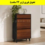 جاکفشی داشبوردی دو درب کشودار طرح ایکیا – طول 70 (تحویل فوری) فندوقی نوک مدادی