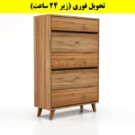 جاکفشی داشبوردی دو درب کشودار طرح ایکیا – طول 70 (تحویل فوری) گردویی
