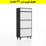 جاکفشی داشبوردی سه درب کشودار طرح ایکیا – طول 70 (تحویل فوری) سفید نوک مدادی