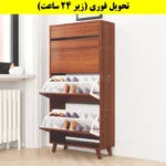 جاکفشی داشبوردی سه درب کشودار طرح ایکیا – طول 70 (تحویل فوری) فندوقی