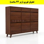 جاکفشی داشبوردی شش درب کشودار طرح ایکیا – طول 150 (تحویل فوری) فندوقی