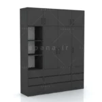 کمد طول 200 کالکشن پازلی ماکان کد 109 نوک مدادی