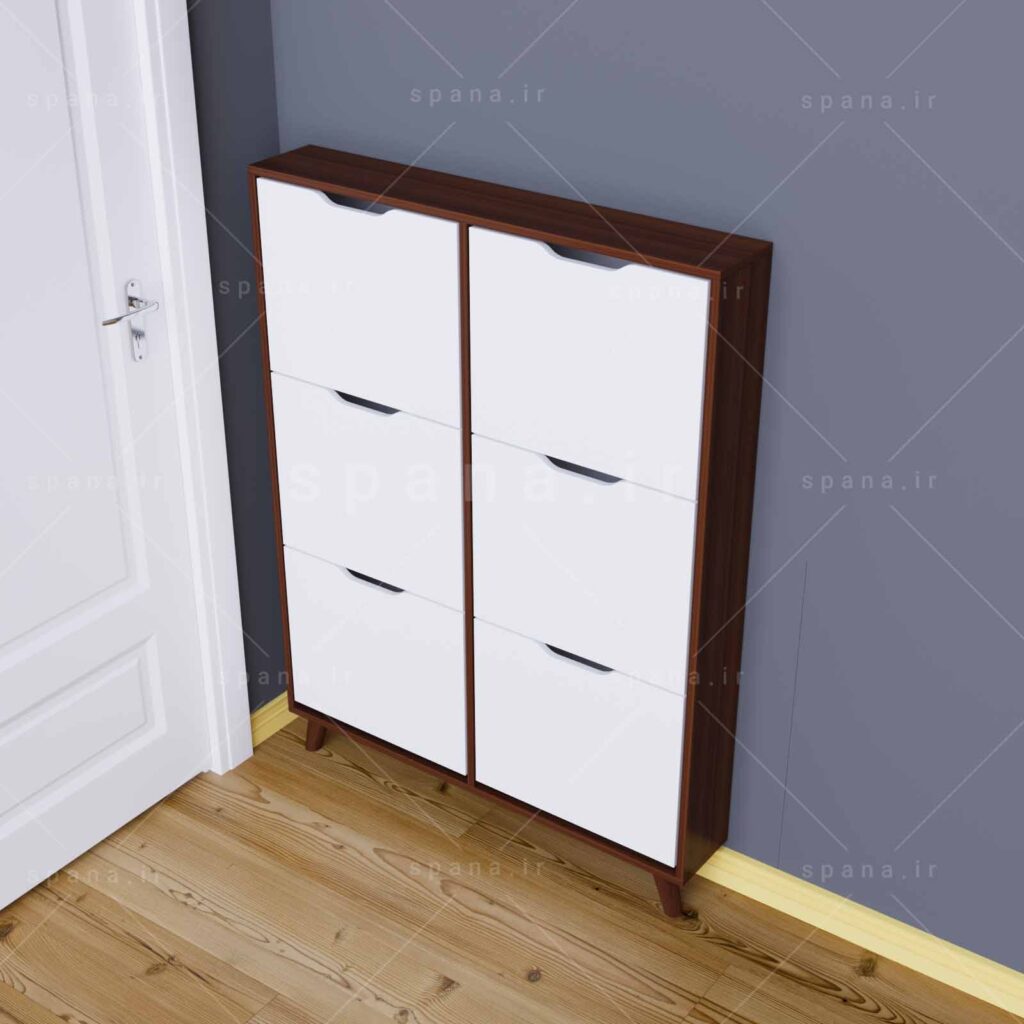 جاکفشی داشبوردی باریک شش درب –  عرض 17