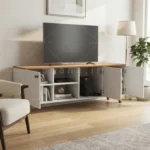 میز تلویزیون کد 102 سفید گردویی
