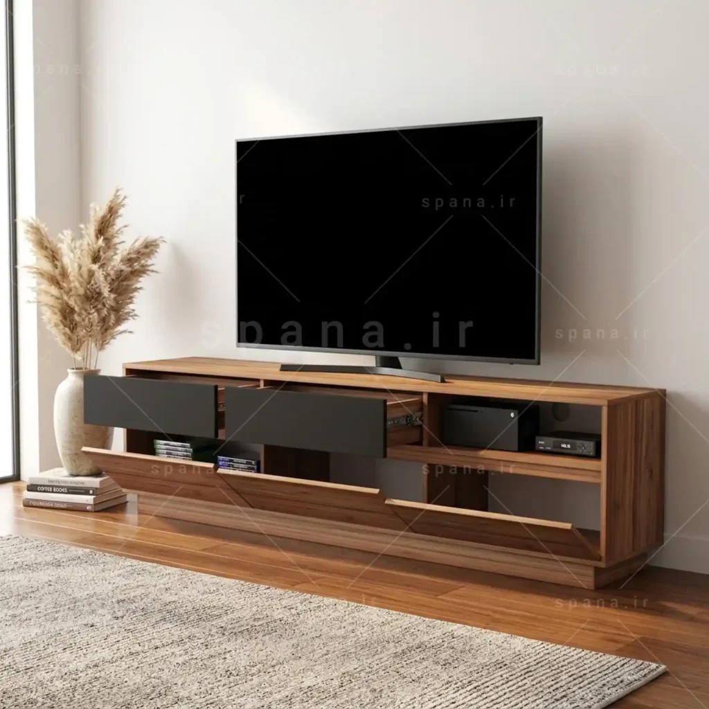 میز تلویزیون کد 115 گردویی