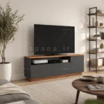 میز تلویزیون کد 118 نوک مدادی گردویی