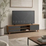 میز تلویزیون کد 122 نوک مدادی گردویی