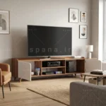 میز تلویزیون کد 124 سفید گردویی