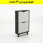 جاکفشی داشبوردی باریک دو درب النا – طول 50 (تحویل فوری) سفید نوک مدادی