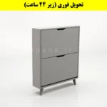 جاکفشی داشبوردی باریک دو درب النا – طول 75 (تحویل فوری) طوسی