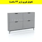 جاکفشی داشبوردی باریک چهار درب النا – طول 140 (تحویل فوری) طوسی