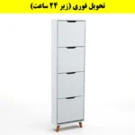 جاکفشی داشبوردی باریک چهار درب النا – طول 50 (تحویل فوری) طوسی