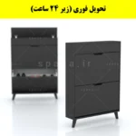 جاکفشی داشبوردی باریک باکس دار دو درب النا – طول 75 (تحویل فوری) نوک مدادی