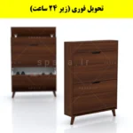 جاکفشی داشبوردی باریک باکس دار دو درب النا – طول 75 (تحویل فوری) فندوقی