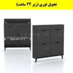 جاکفشی داشبوردی باریک باکس دار چهار درب النا – طول 100 (تحویل فوری) نوک مدادی