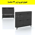 جاکفشی داشبوردی باریک باکس دار چهار درب النا – طول 125 (تحویل فوری) نوک مدادی