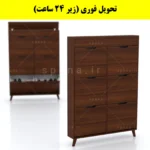 جاکفشی داشبوردی باریک باکس دار شش درب النا – طول 100 (تحویل فوری) فندوقی