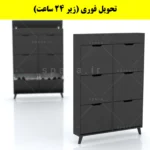 جاکفشی داشبوردی باریک باکس دار شش درب النا – طول 100 (تحویل فوری) نوک مدادی