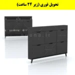 جاکفشی داشبوردی باریک باکس دار شش درب النا – طول 150 (تحویل فوری) نوک مدادی