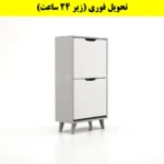 جاکفشی داشبوردی دو درب النا – طول 50 (تحویل فوری) سفید طوسی