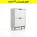 جاکفشی داشبوردی دو درب النا – طول 70 (تحویل فوری) سفید طوسی