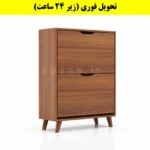 جاکفشی داشبوردی دو درب النا – طول 70 (تحویل فوری) گردویی