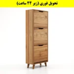 جاکفشی داشبوردی سه درب النا – طول 50 (تحویل فوری) گردویی