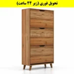 جاکفشی داشبوردی سه درب النا – طول 70 (تحویل فوری) گردویی