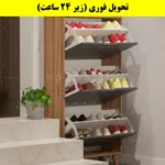 جاکفشی داشبوردی سه درب النا – طول 70 (تحویل فوری) نوک مدادی گردویی