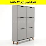جاکفشی داشبوردی شش درب النا – طول 100 (تحویل فوری) طوسی