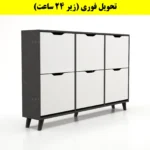 جاکفشی داشبوردی شش درب النا – طول 150 (تحویل فوری) سفید نوک مدادی