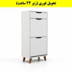 جاکفشی داشبوردی دو درب کشودار النا – طول 50 (تحویل فوری) سفید