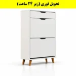 جاکفشی داشبوردی دو درب کشودار النا – طول 70 (تحویل فوری) سفید