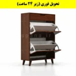 جاکفشی داشبوردی دو درب کشودار النا – طول 70 (تحویل فوری) فندوقی