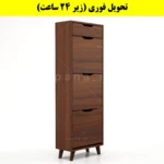 جاکفشی داشبوردی سه درب کشودار النا – طول 50 (تحویل فوری) فندوقی