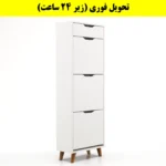 جاکفشی داشبوردی سه درب کشودار النا – طول 50 (تحویل فوری) سفید