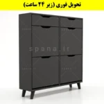 جاکفشی داشبوردی چهار درب کشودار النا – طول 100 (تحویل فوری) نوک مدادی