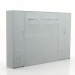 تخت تاشو عمودی دو نفره طول 300 کد 101 طوسی