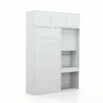 تخت تاشو عمودی تک نفره طول 185 کد 116 طوسی