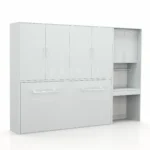 تخت تاشو افقی تک نفره طول 300 کد 126 طوسی